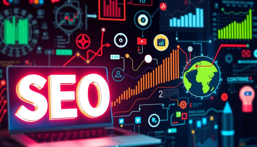 SEO und digitale Marketingelemente