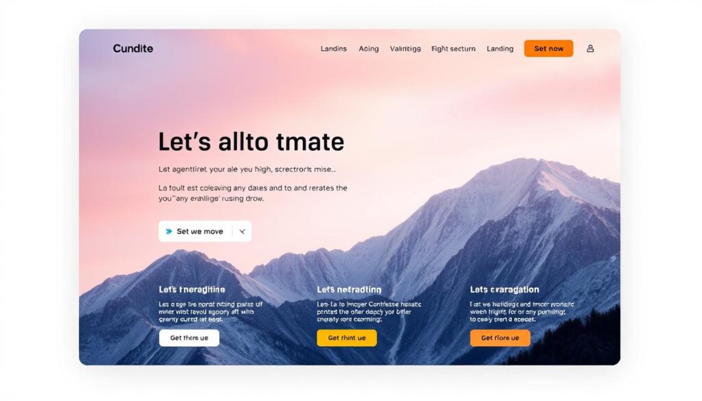 Design von Landing Pages