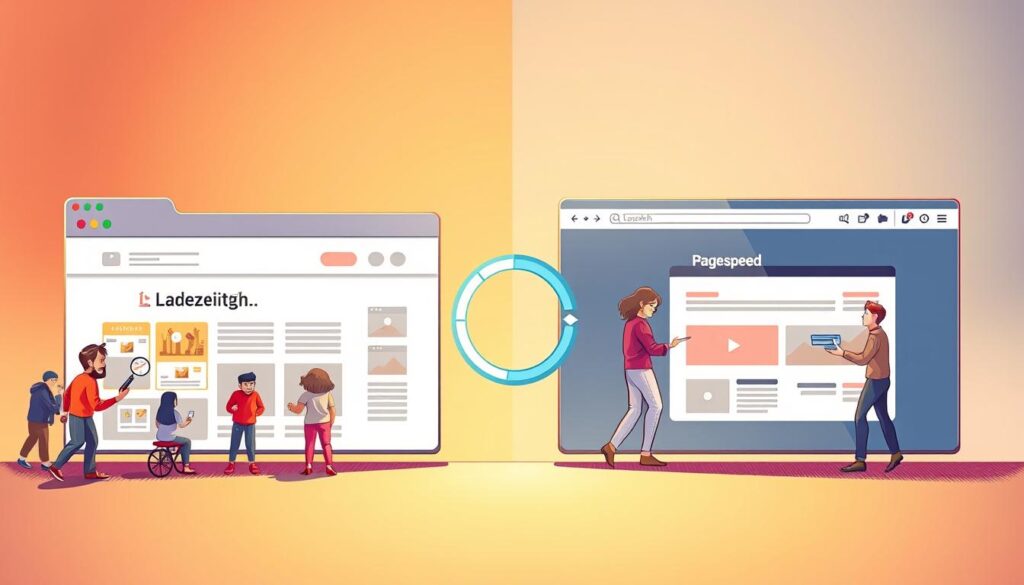 Ladezeit versus Pagespeed