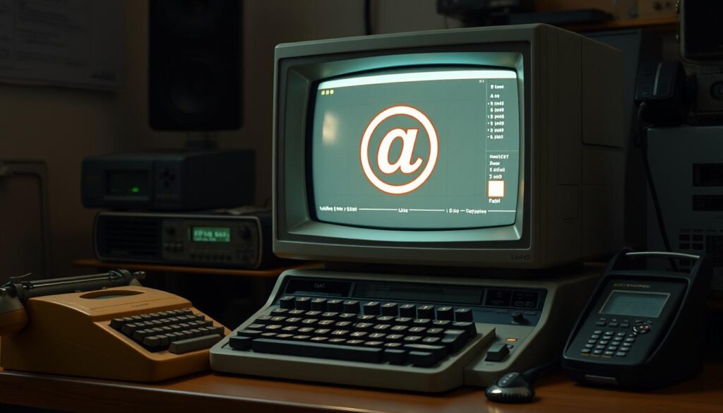 Ray Tomlinson E-Mail technische Verwendung 1971 Ray Tomlinson E-Mail technische Verwendung 1971