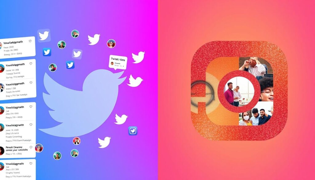 Twitter vs Instagram: Inhaltstypen und Zielgruppen