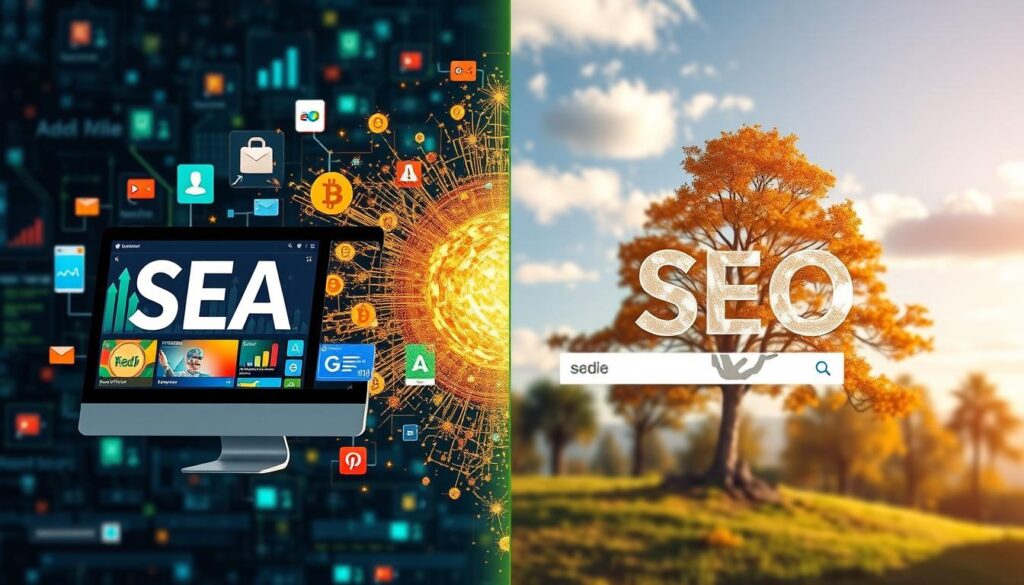 Unterschiede zwischen SEA und SEO