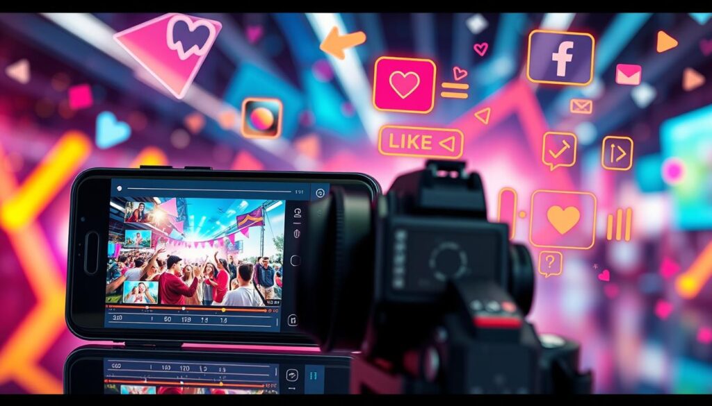 Video-Content für soziale Medien
