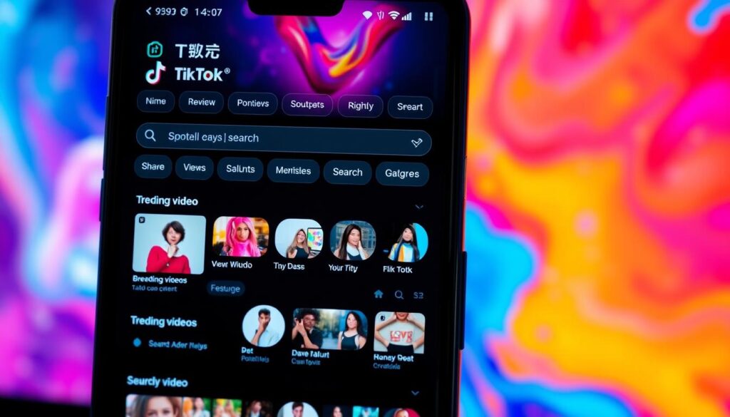 TikTok-Suche