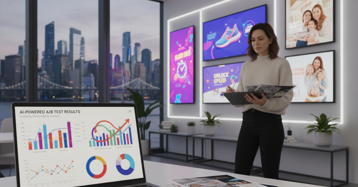 AI-A/B-Testing: Creatives und Hooks automatisch generieren und testen