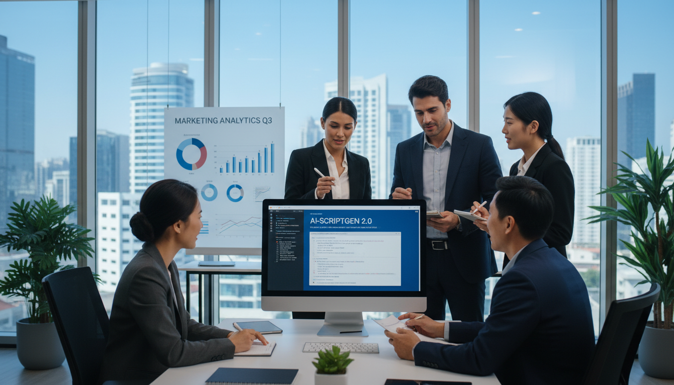 AI-Ads Script Writer: 30 Video-Skripte für ein Produkt in einem Rutsch