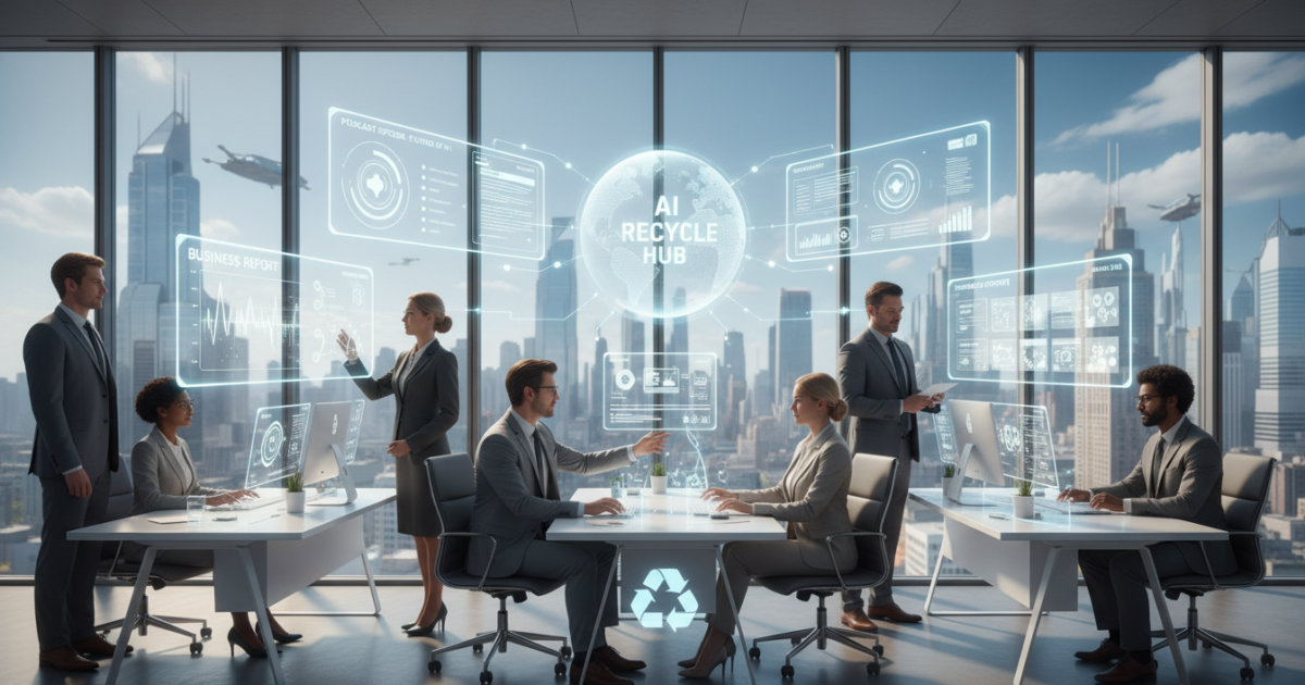 AI-Content-Recycling: 1 Podcast wird zu 30 Assets (vollautomatisch)