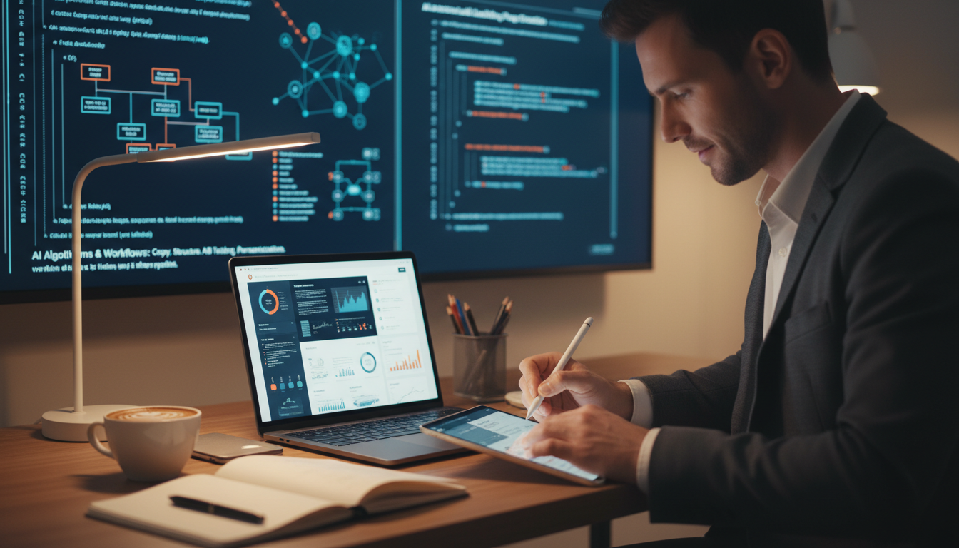 AI für Landingpages: Copy, Struktur und Tests in einem Workflow