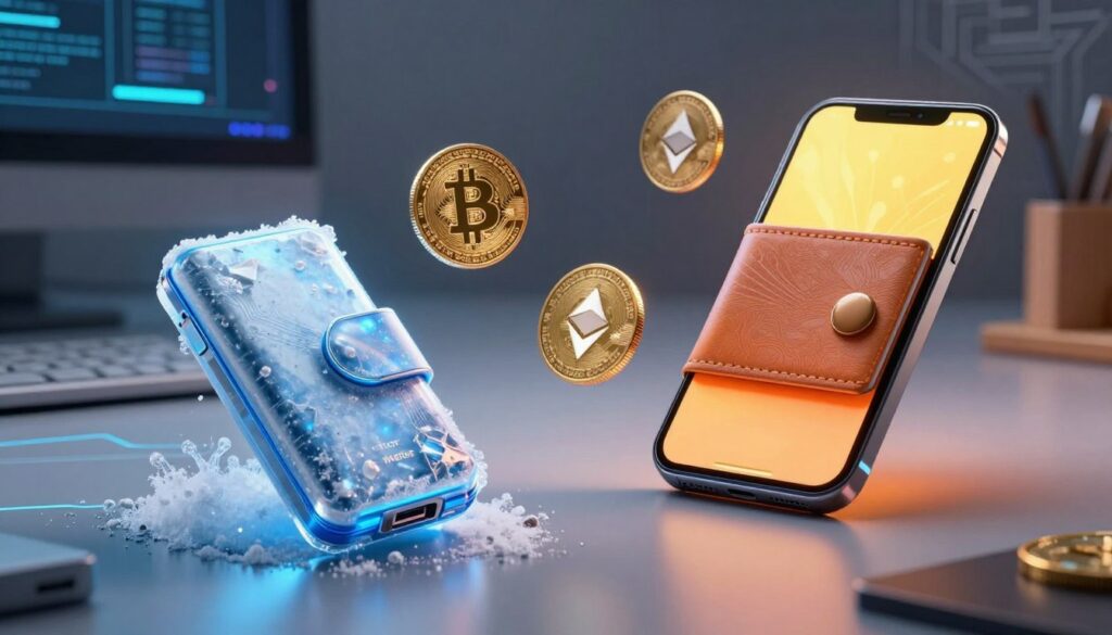 Cold Wallet vs. Hot Wallet Vergleich
