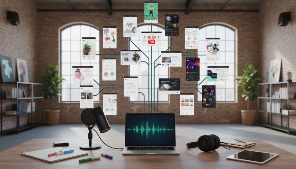 Content-Assets aus einem Podcast