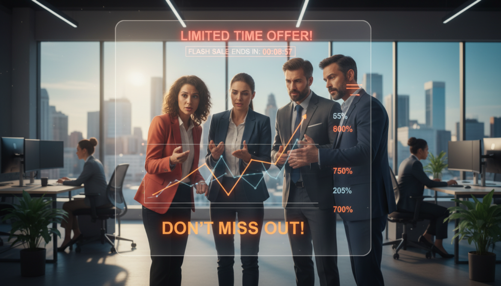 Dringlichkeits- und FOMO-Hooks