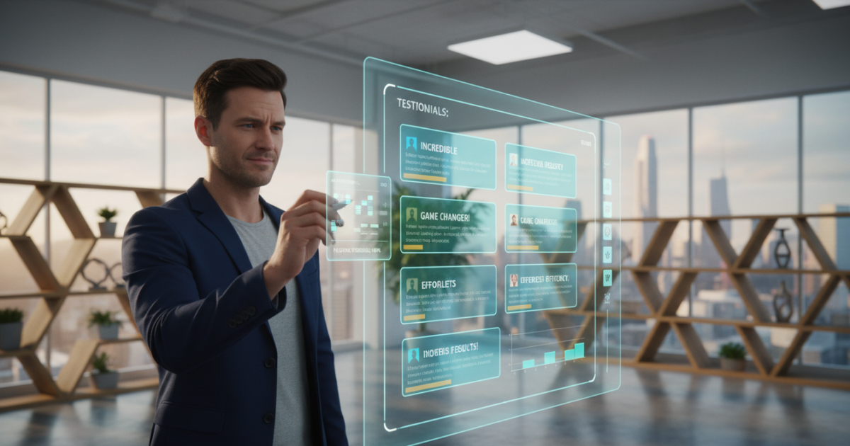 KI für Testimonials: Sammeln, sortieren, einbauen – ohne Nachfragen-Chaos