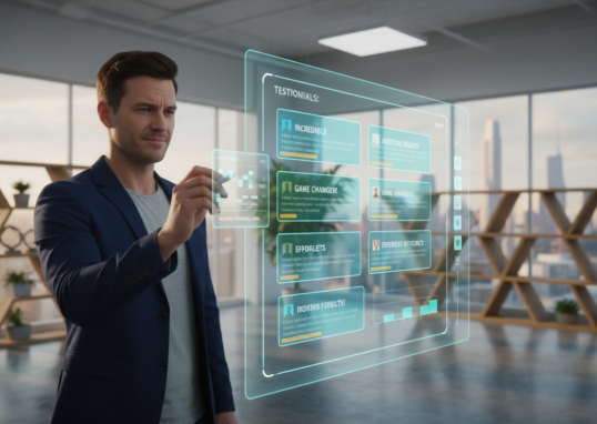 KI für Testimonials: Sammeln, sortieren, einbauen – ohne Nachfragen-Chaos