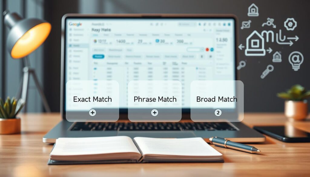 Match-Types negativer Keywords